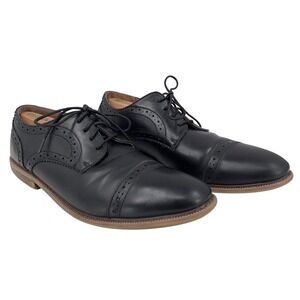 Nunn Bush Mens‎ Cap Toe Brogue Oxford Black Comfort Gel Dress Shoe Size 13